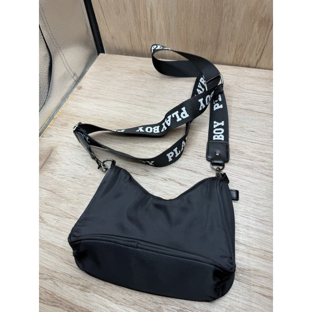 Playboy Supply Co. Shoulder Bag Black Logo Strap - Picture 3 of 3
